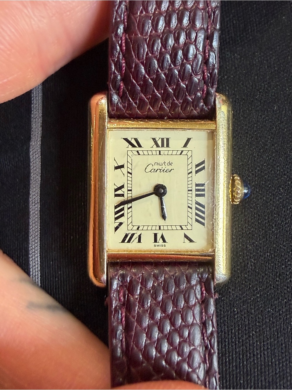 Must de Cartier Tank Watch — Gold Vermeil over 925 Sterling Silver |
Vintage - Picture 1 of 10
